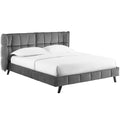 Makenna Performance Velvet Queen Platform Bed by Modway