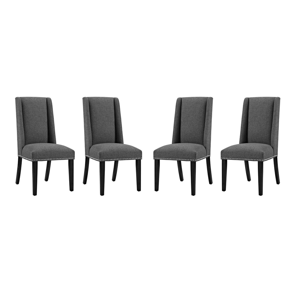 Baron Fabric Dining Chair Set of 4 by Modway