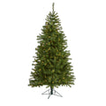 6' Springfield Artificial Christmas Tree with 300 Warm Clear Lights / 596 Tips