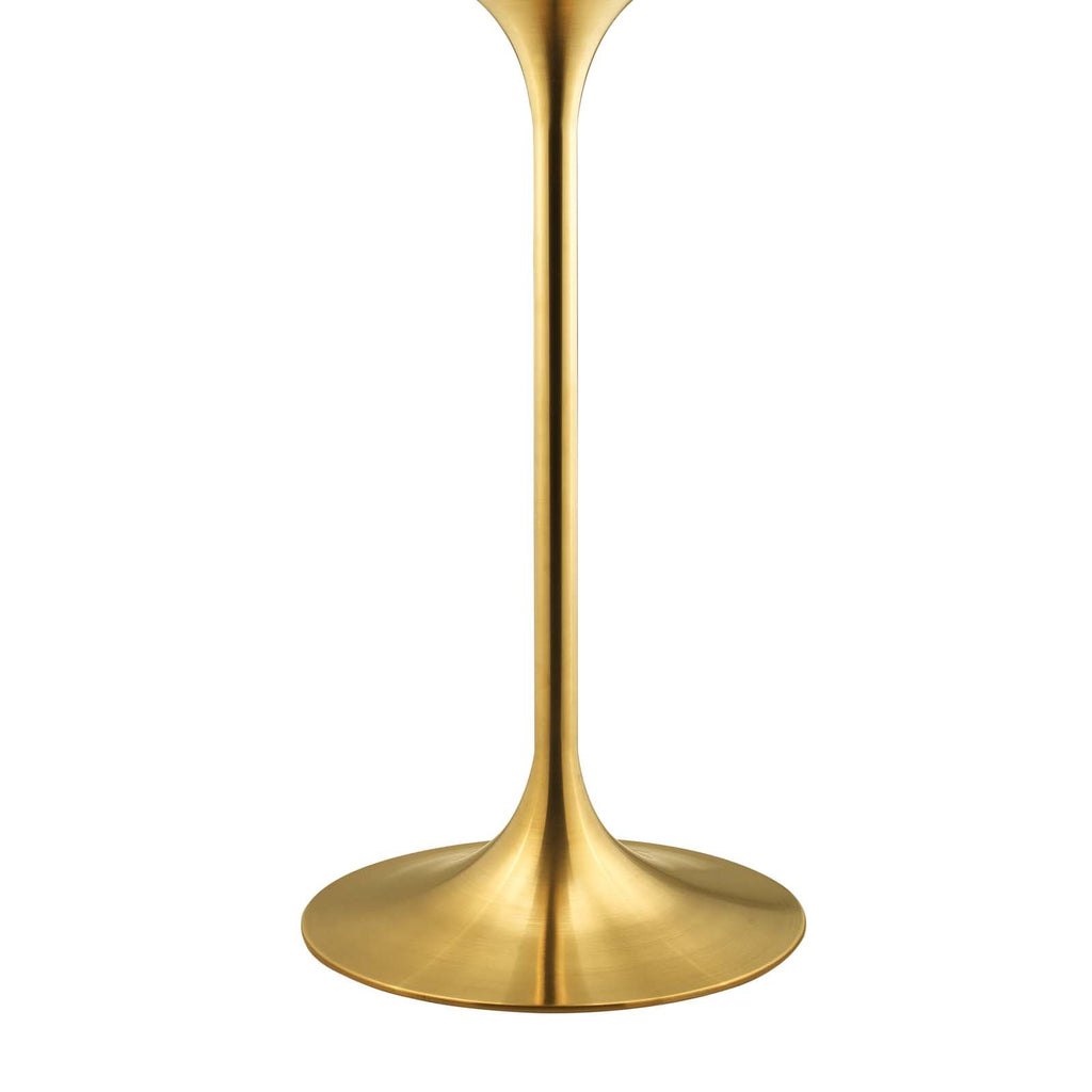 Lippa 28" Round Faux Marble Bar Table by Modway