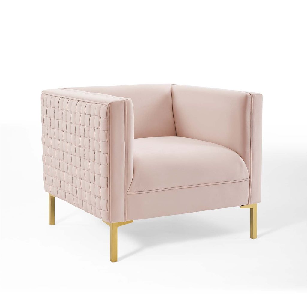 Resonate Performance Velvet Armchair by Modway