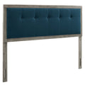 Draper Tufted Fabric and Wood King Headboard by Modway