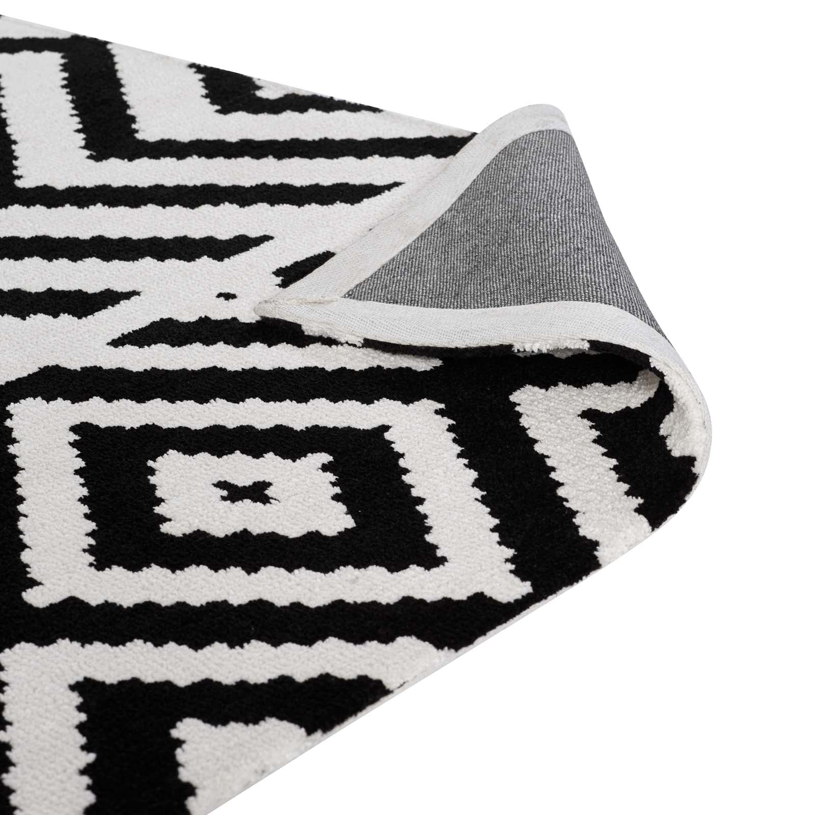 Ailani Geometric Chevron / Diamond 8x10 Area Rug by Modway