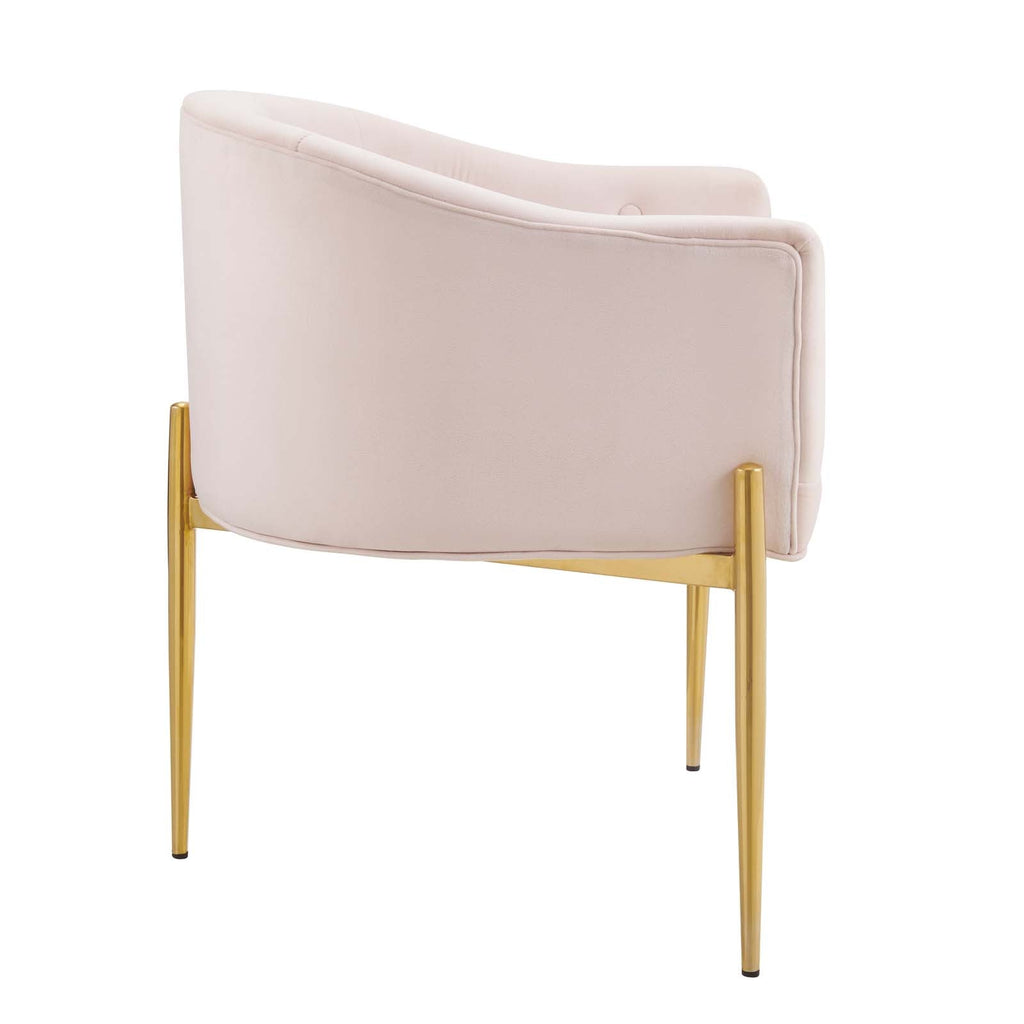 Savour Tufted Performance Velvet Accent Chairs Set of 2 by Modway