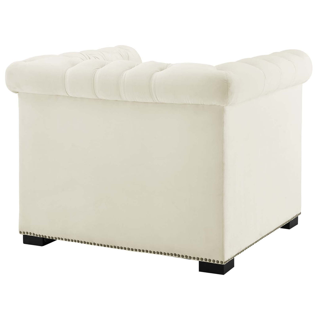 Heritage Performance Velvet Armchair by Modway