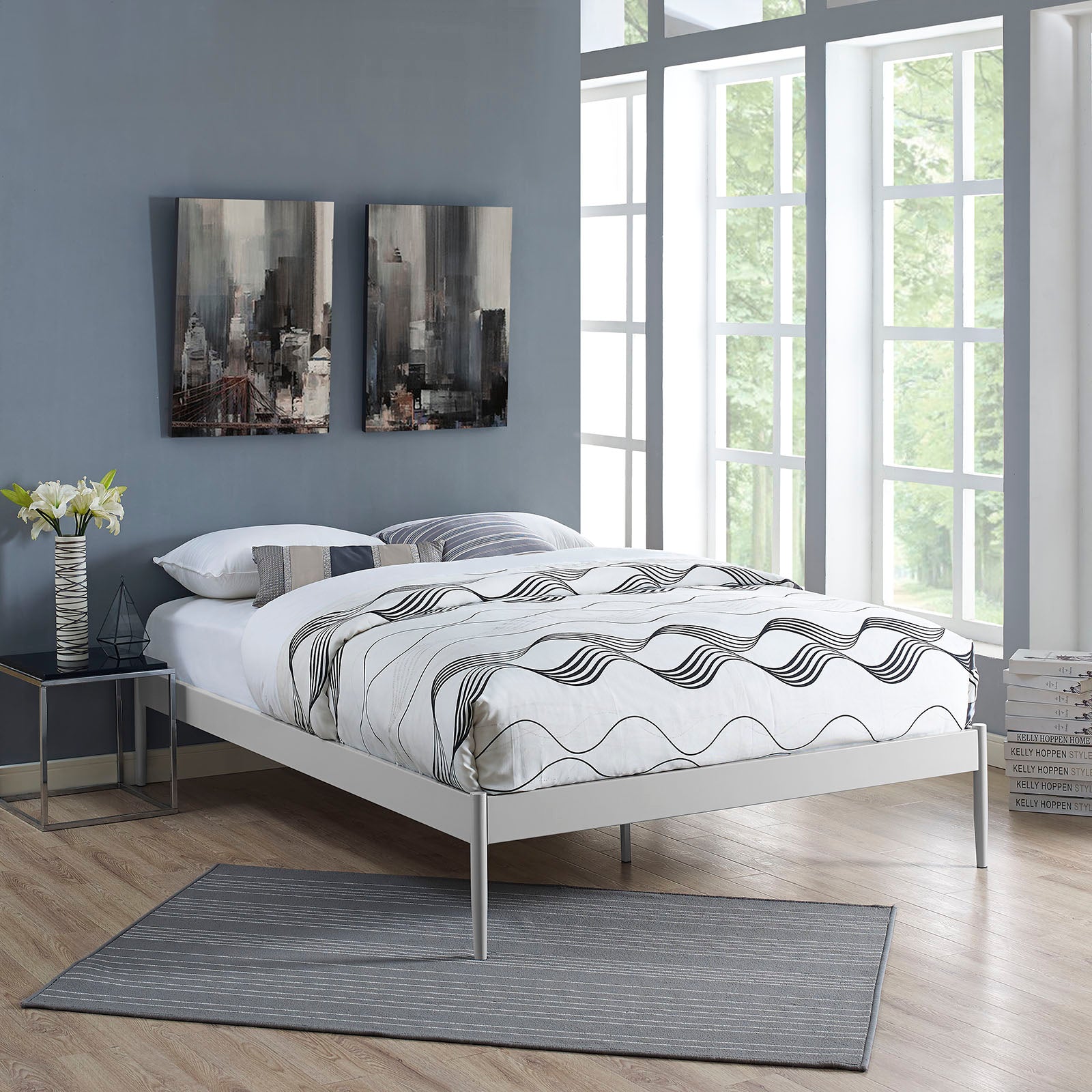 Elsie Queen Bed Frame by Modway