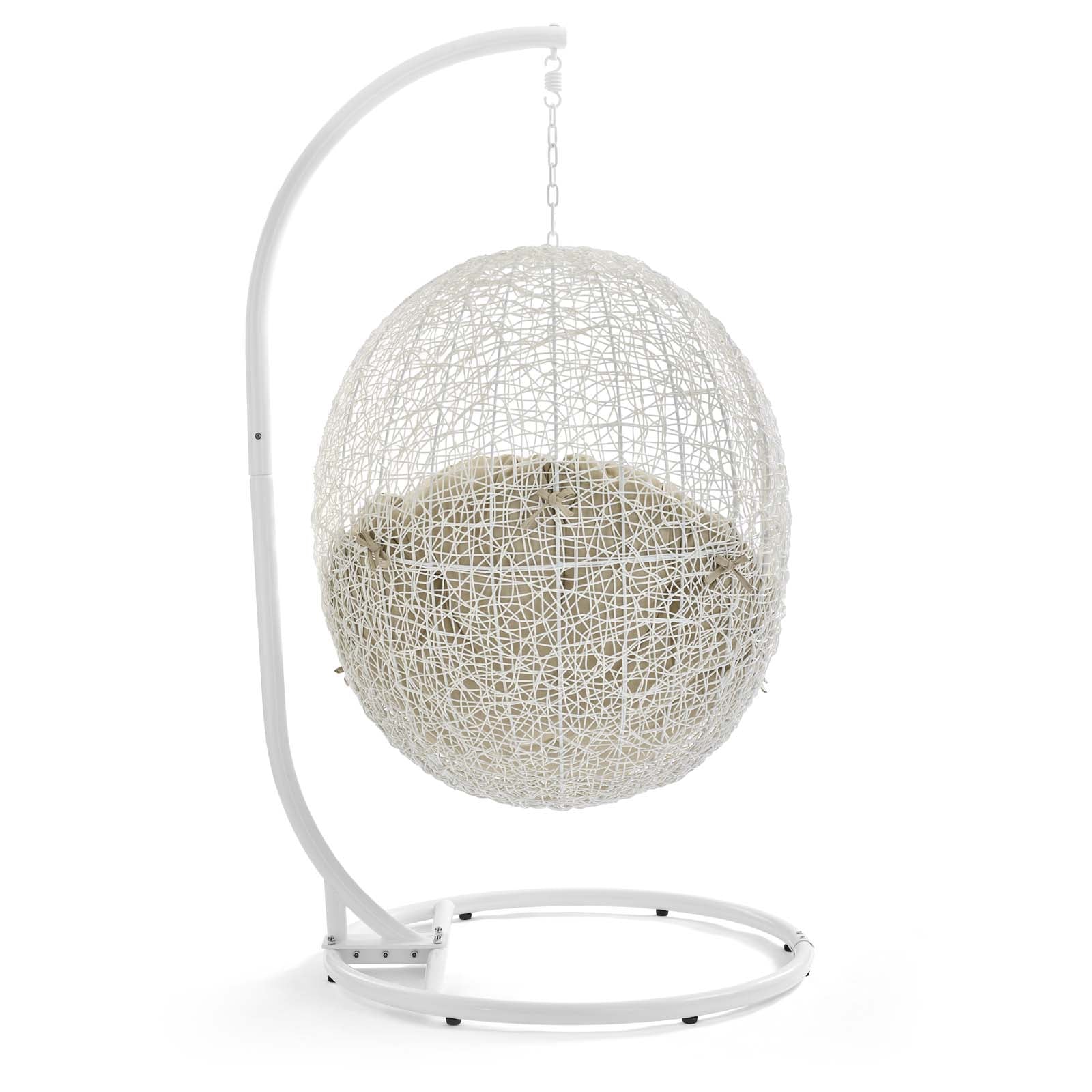 Hide Outdoor Patio Sunbrella¨ Swing Chair With Stand by Modway