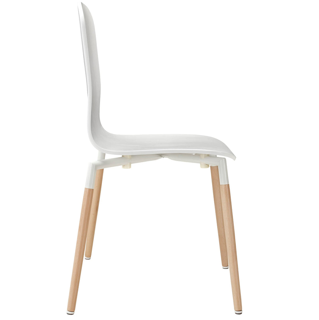 Stack Dining Wood Side Chair by Modway