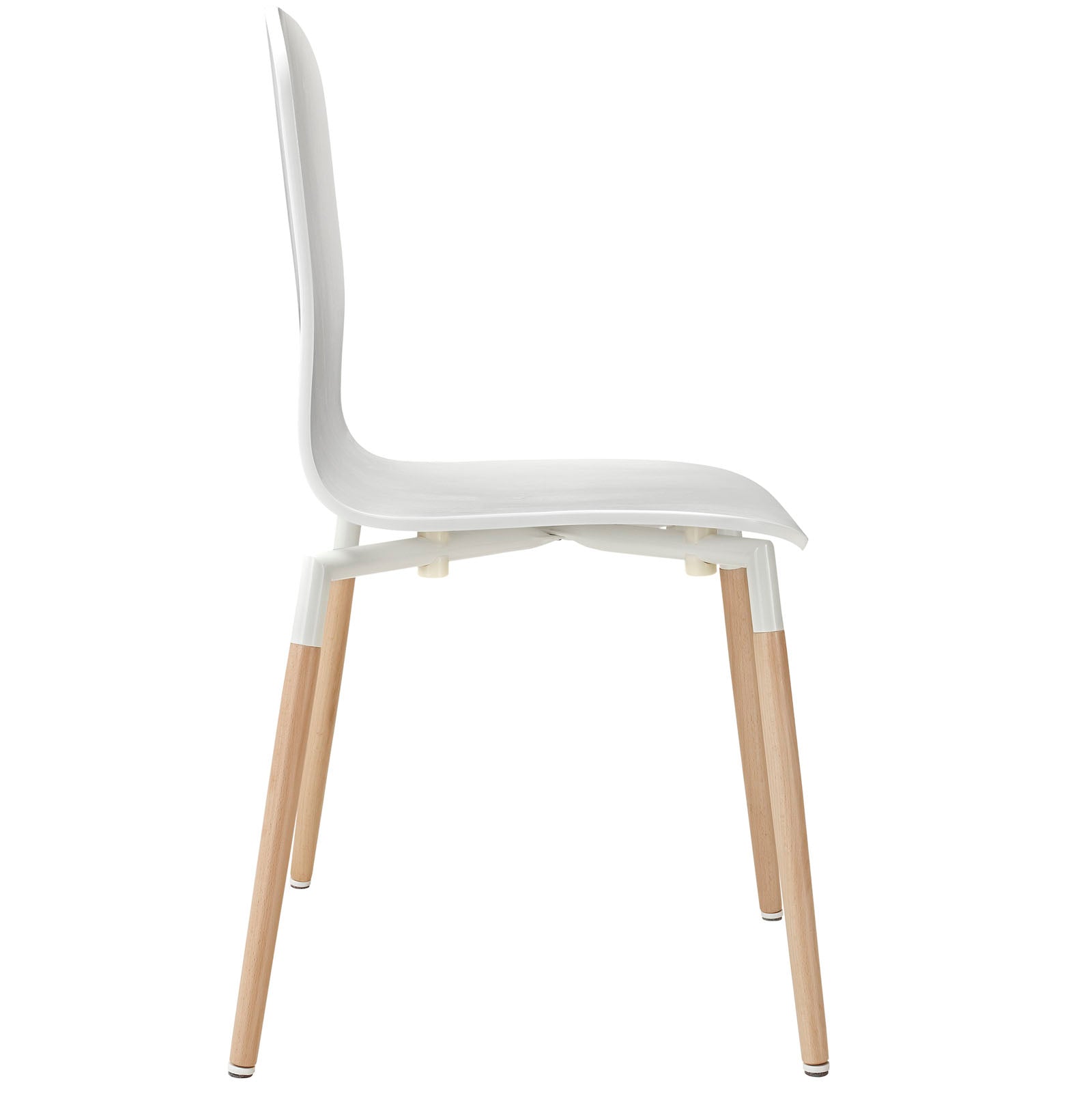 Stack Dining Wood Side Chair by Modway