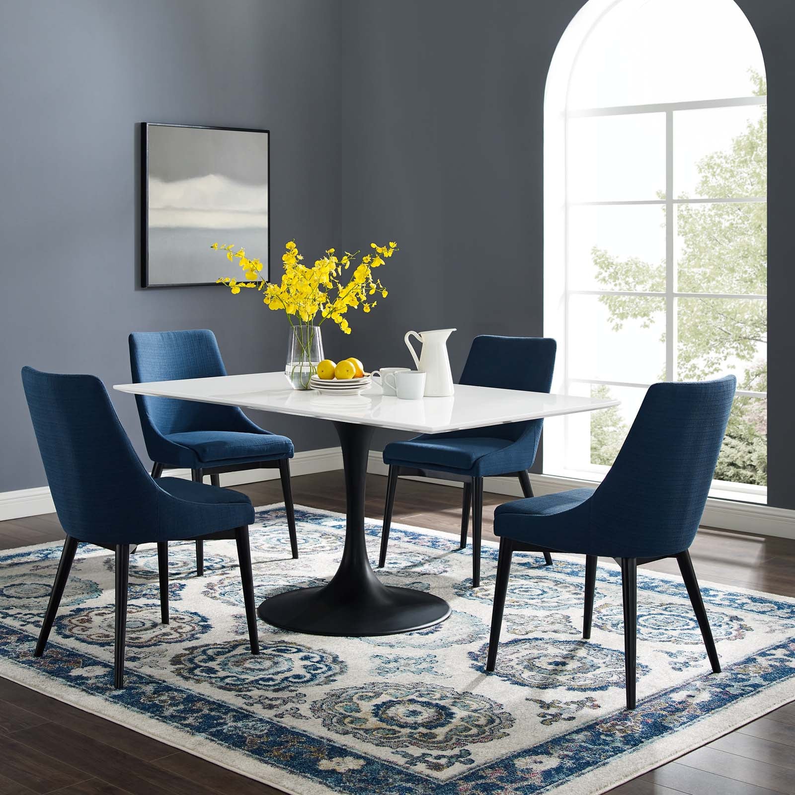 Lippa 60" Rectangle Wood Dining Table by Modway