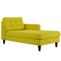 Empress Right-Arm Upholstered Fabric Chaise by Modway