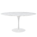 Lippa 60" Round Faux Marble Dining Table by Modway