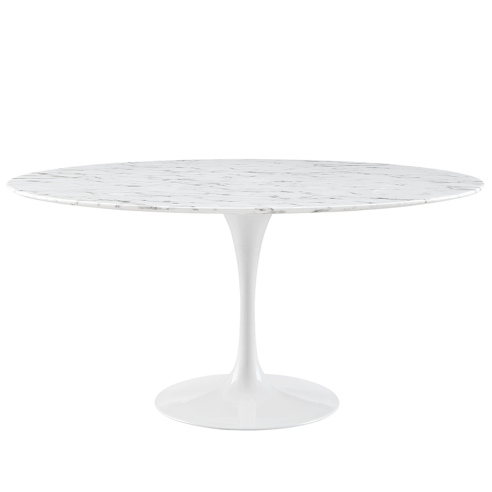 Lippa 60" Round Faux Marble Dining Table by Modway