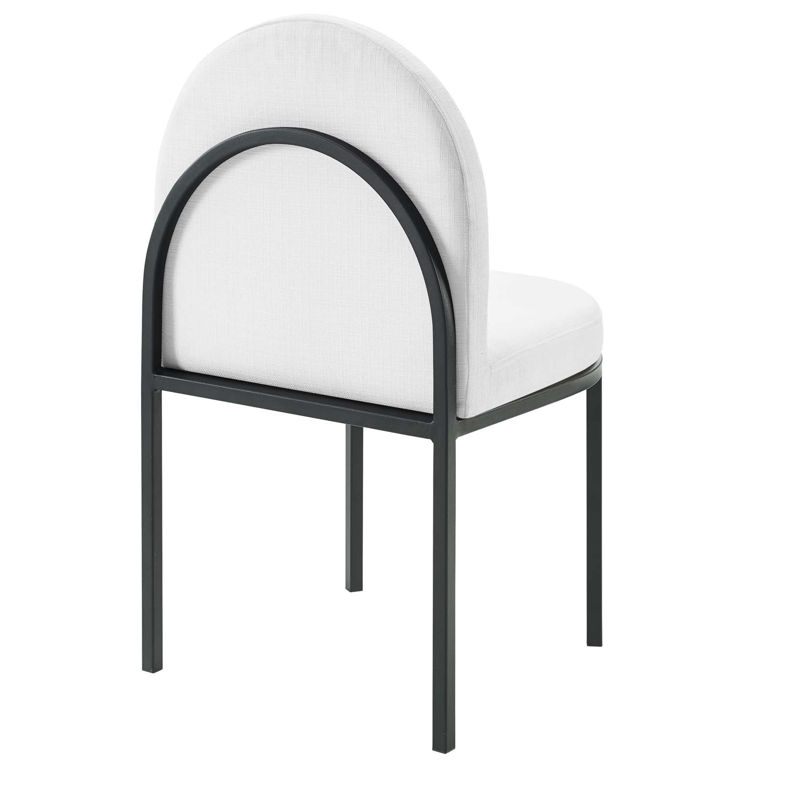 Isla Channel Tufted Upholstered Fabric Dining Side Chair by Modway