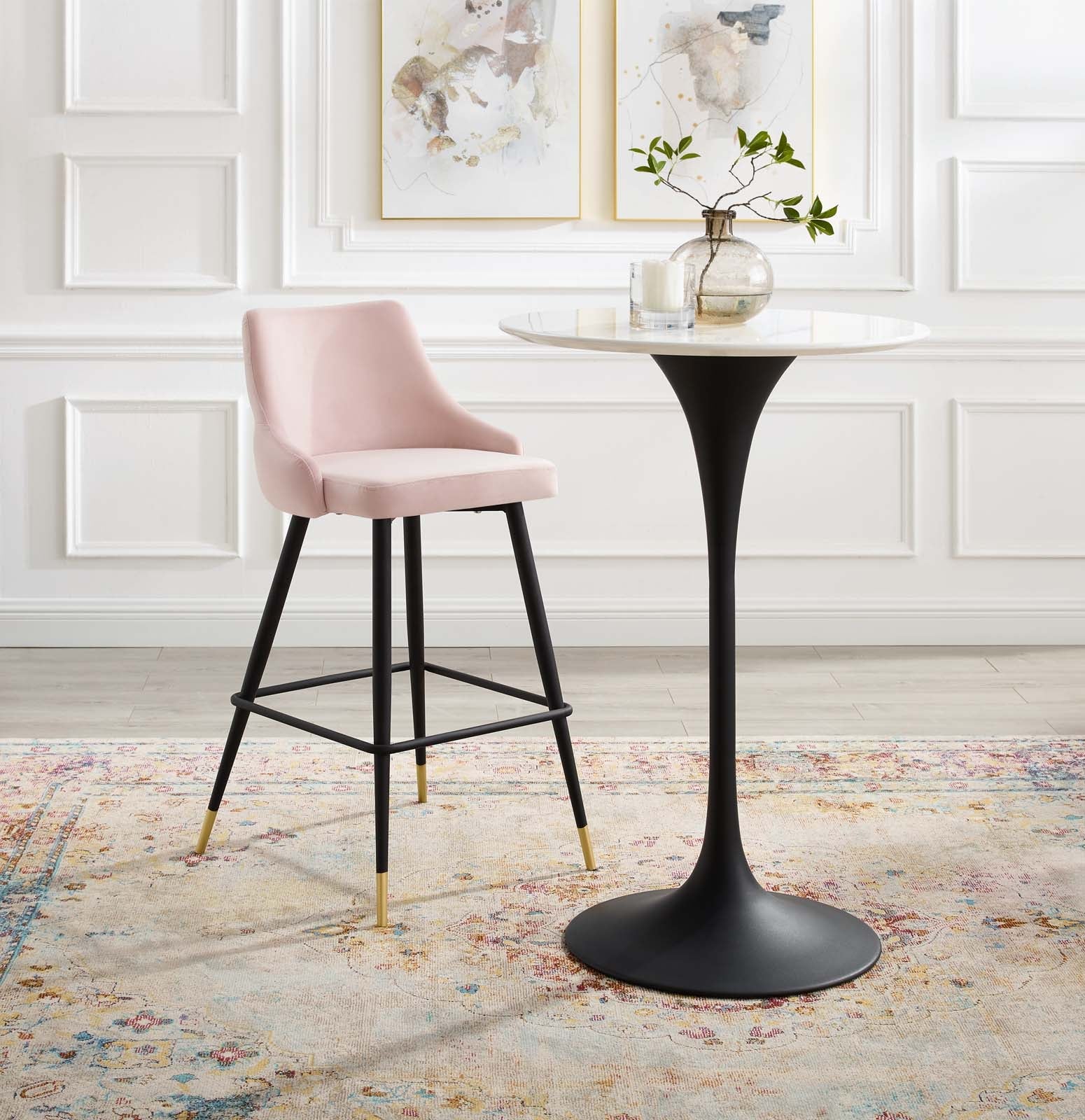 Adorn Performance Velvet Bar Stool by Modway