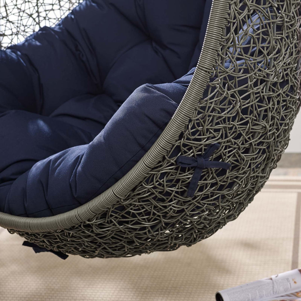 Hide Outdoor Patio Sunbrella¨ Swing Chair With Stand by Modway
