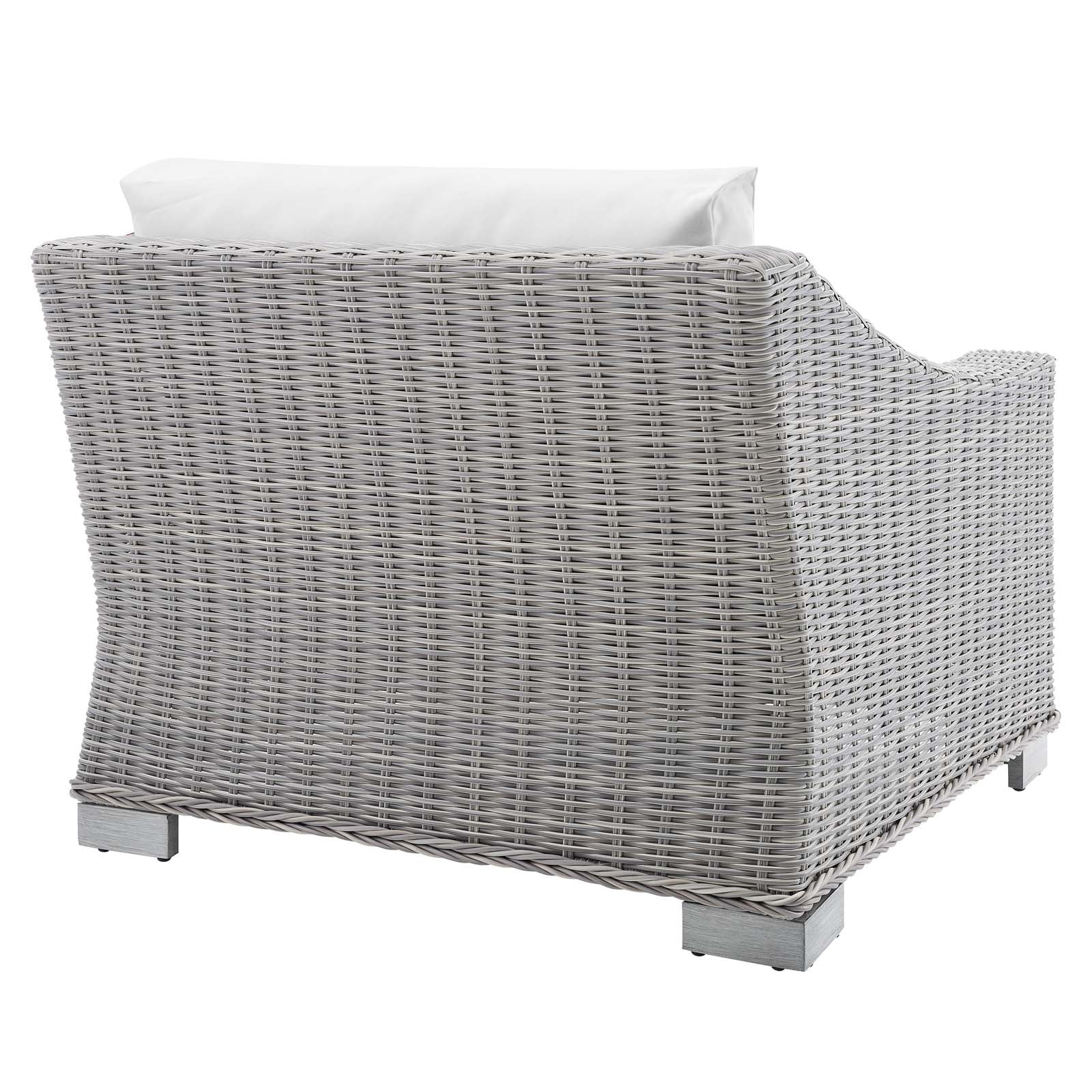 Conway Sunbrella¨ Outdoor Patio Wicker Rattan Left-Arm Chair by Modway