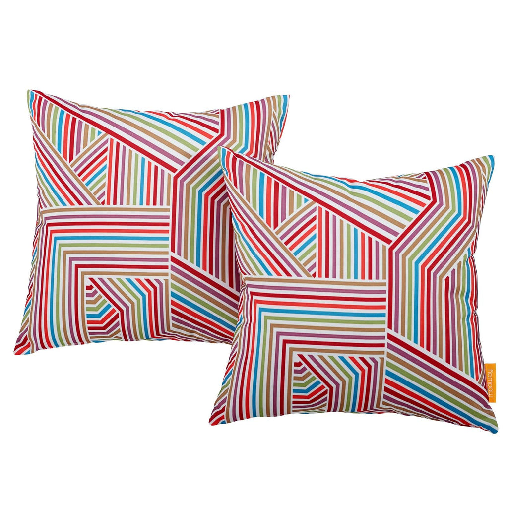Modway 2 Piece Outdoor Patio Pillow Set by Modway