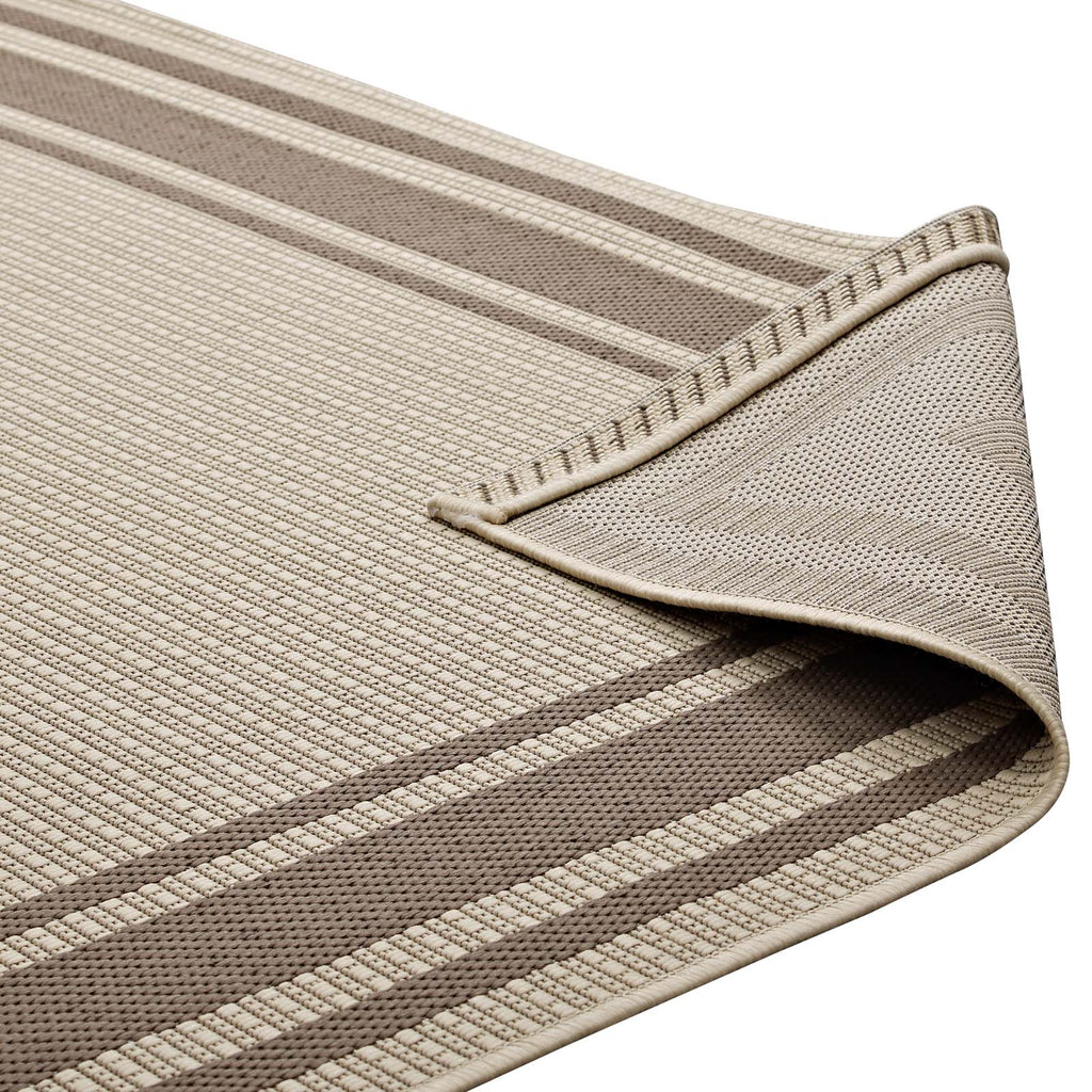 Rim Solid Border Indoor and Outdoor 8x10 Area Rug by Modway