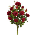 28" Garden Rose Artificial Plant (Set of 2)