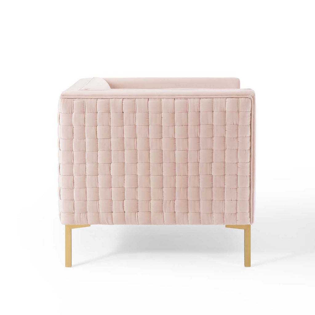 Resonate Performance Velvet Armchair by Modway