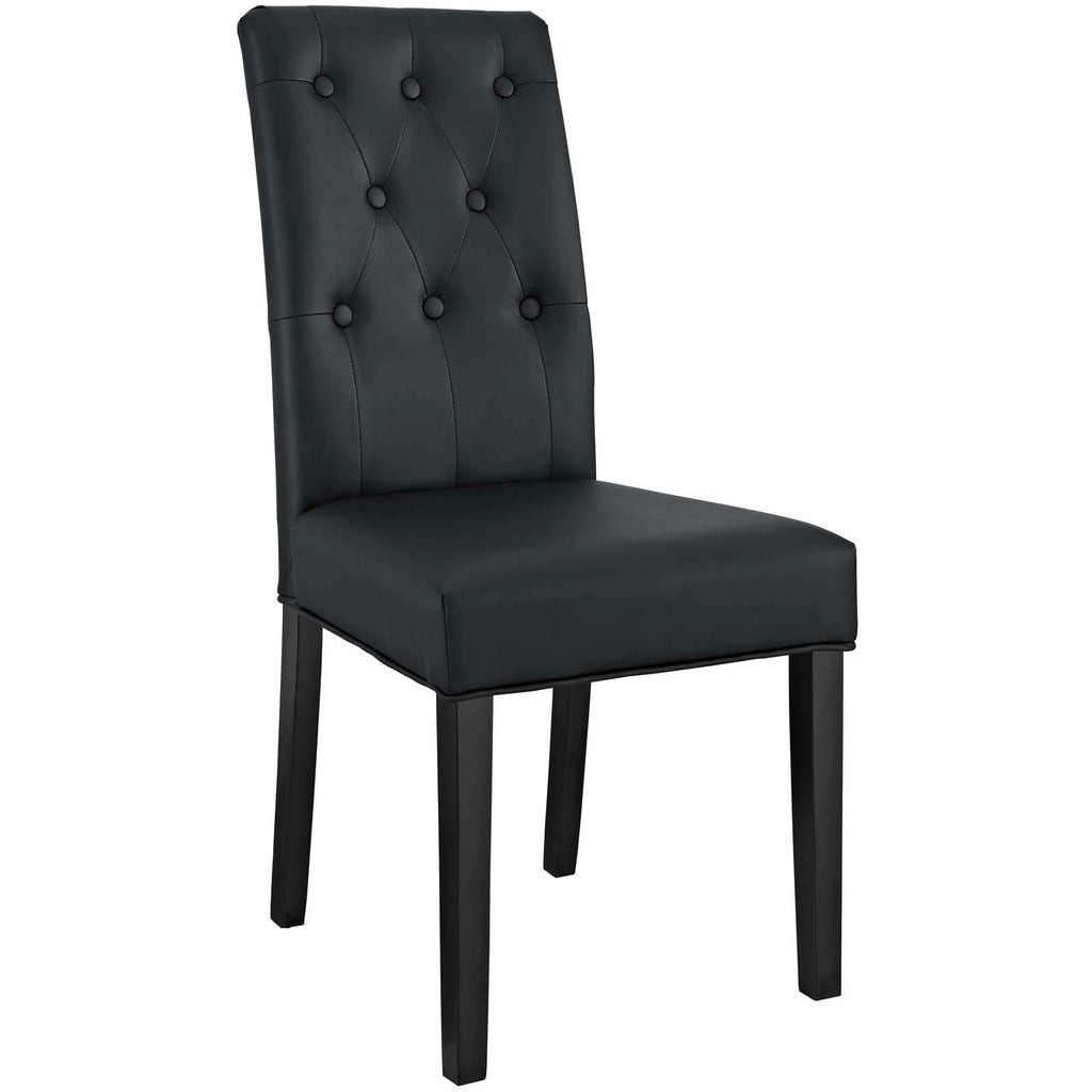 Confer Vinyl Dining Side Chair Set of 4 by Modway