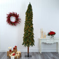9' Gr& Alpine Artificial Christmas Tree w/ 600 Clear Lights & 1183 Bendable