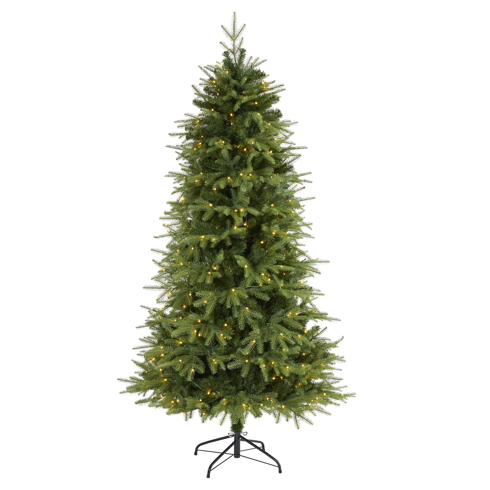 6' Vancouver Fir 'Natural Look' Artificial Christmas Tree w/ 350 Clear LED Light