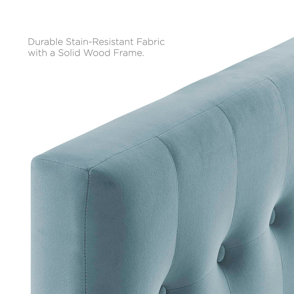 Emily Biscuit Tufted Performance Velvet Twin Headboard by Modway