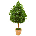 58" Evergreen Artificial Tree In Terra Cotta Planter 9376 By Nearly Natural