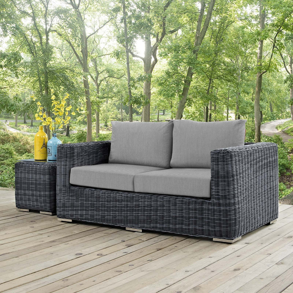 Summon Outdoor Patio Sunbrella¨ Loveseat by Modway