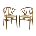 Flourish Spindle Wood Dining Side Chair Set of 2 by Modway