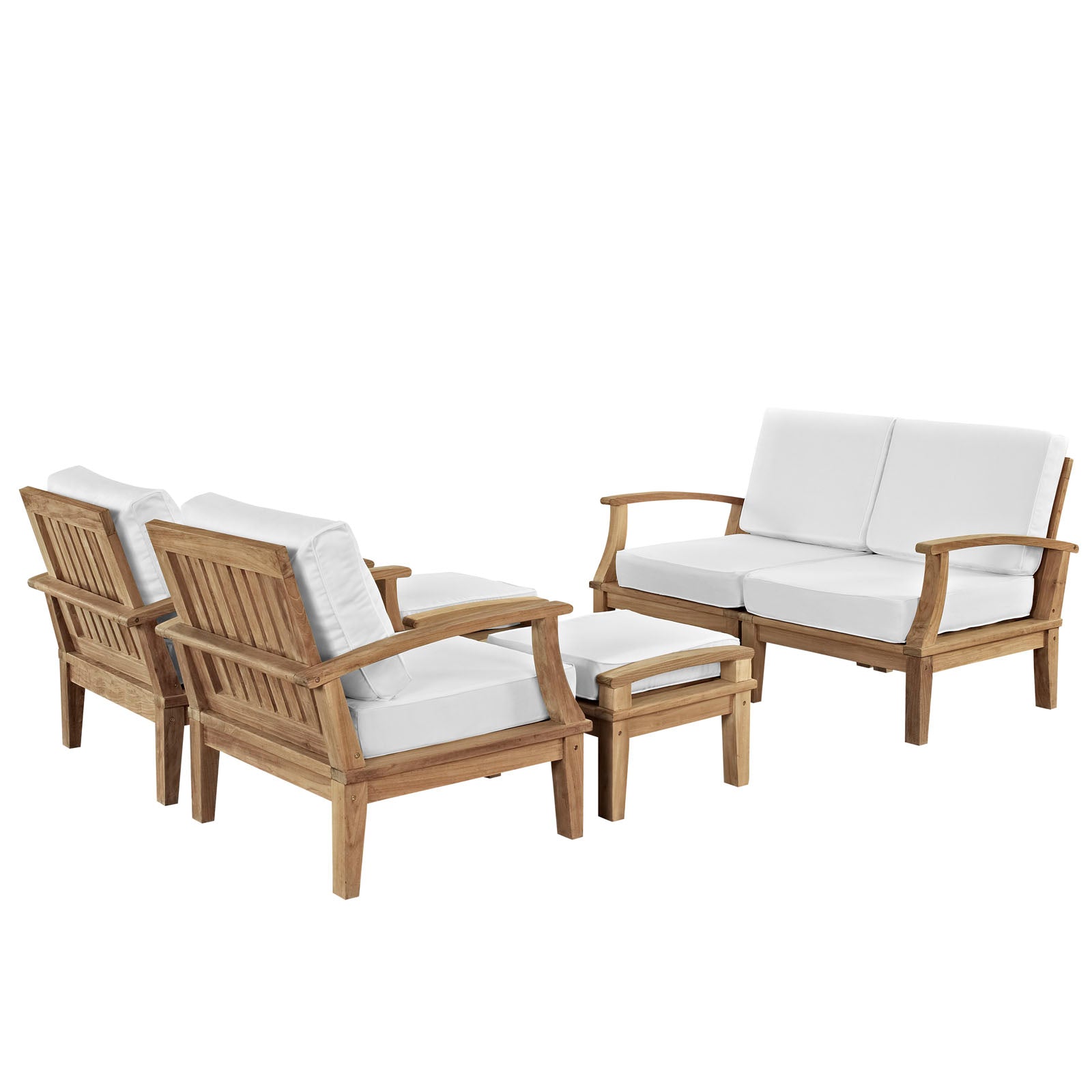 Marina 6 Piece Outdoor Patio Teak Set by Modway