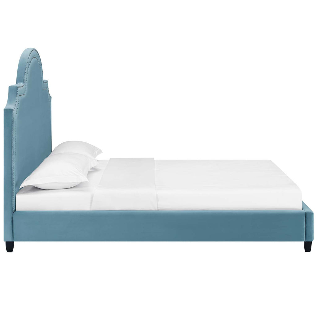 Primrose Performance Velvet Queen Platform Bed by Modway