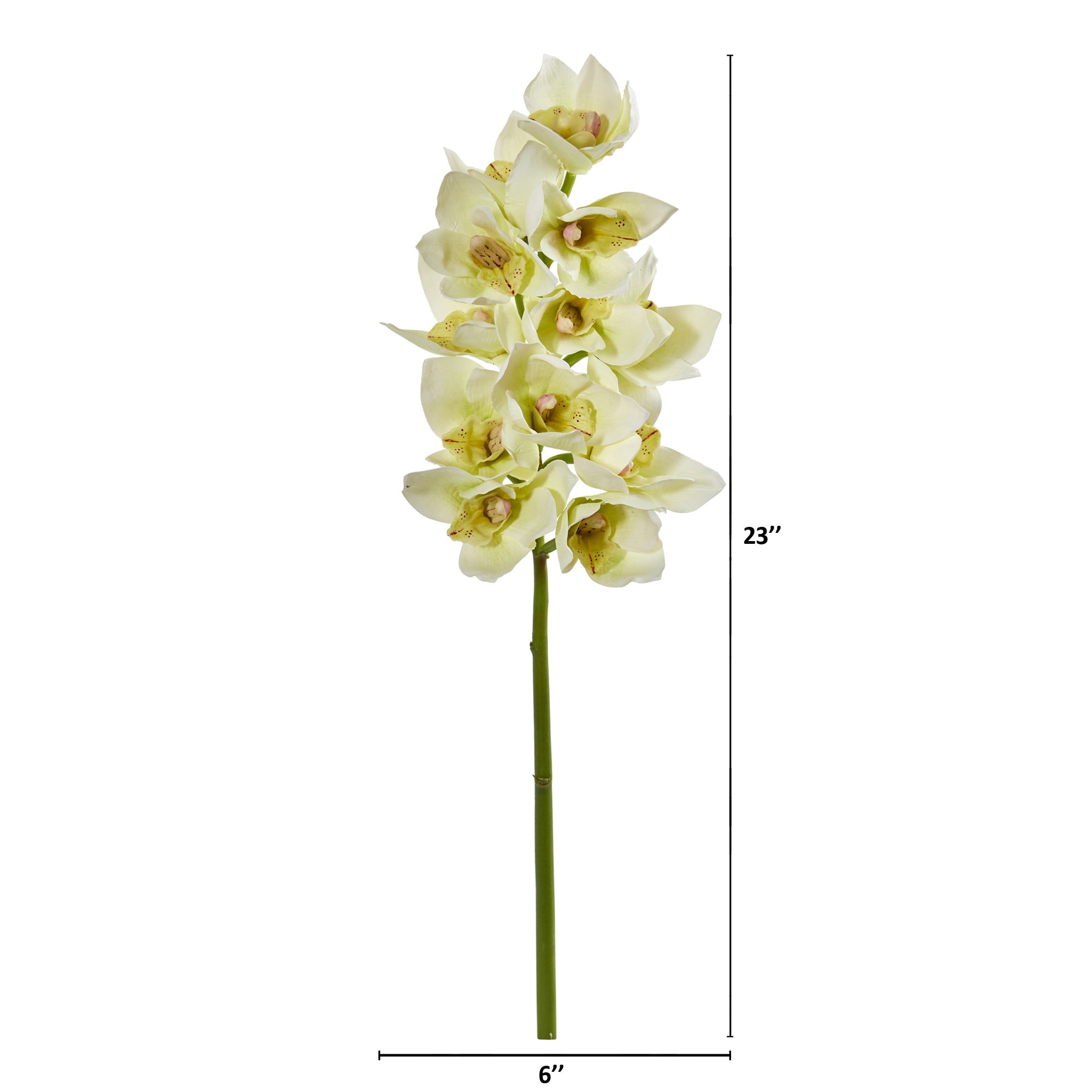23" Cymbidium Orchid Artificial Flower (Set of 3)