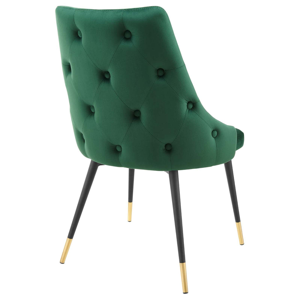 Adorn Performance Velvet Dining Side Chair Set of 2 by Modway