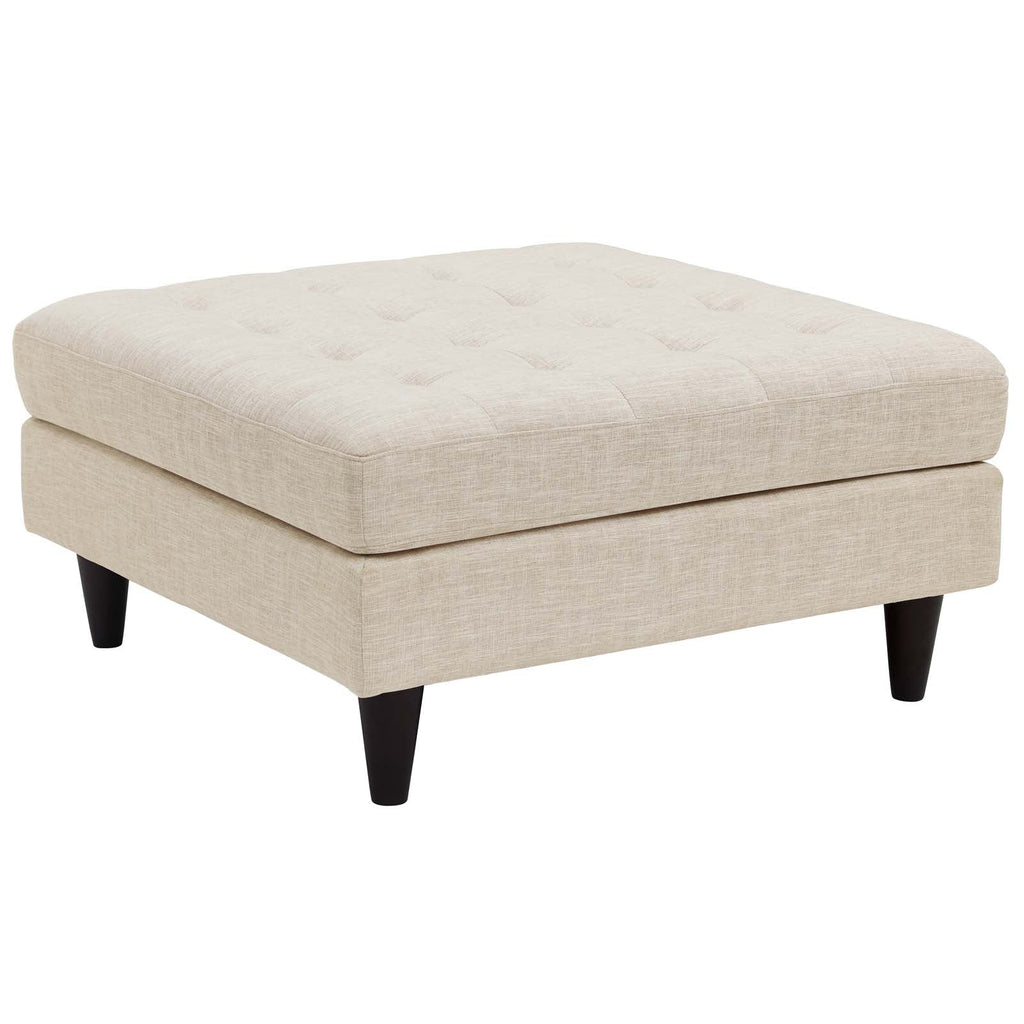 Empress Upholstered Fabric Large Ottoman by Modway