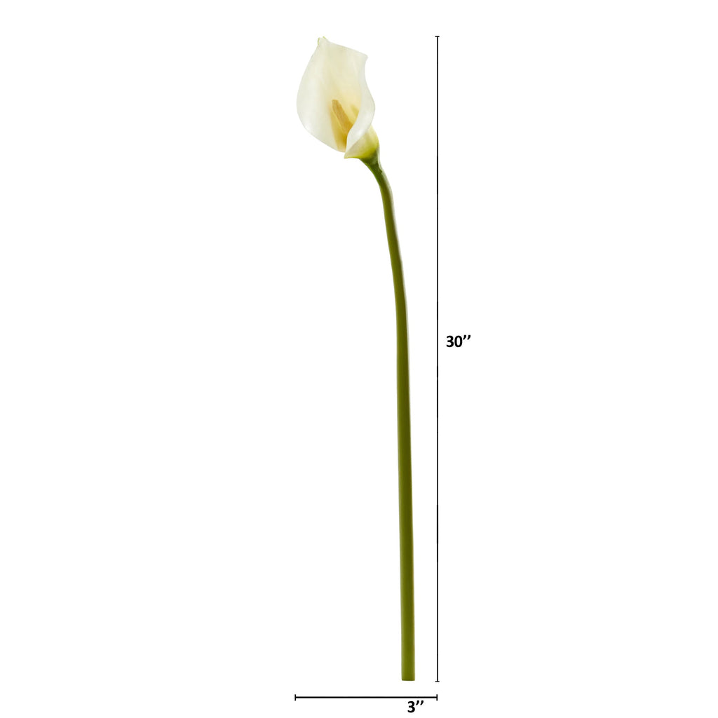 30" Calla Lily Artificial Flower (Set of 6)