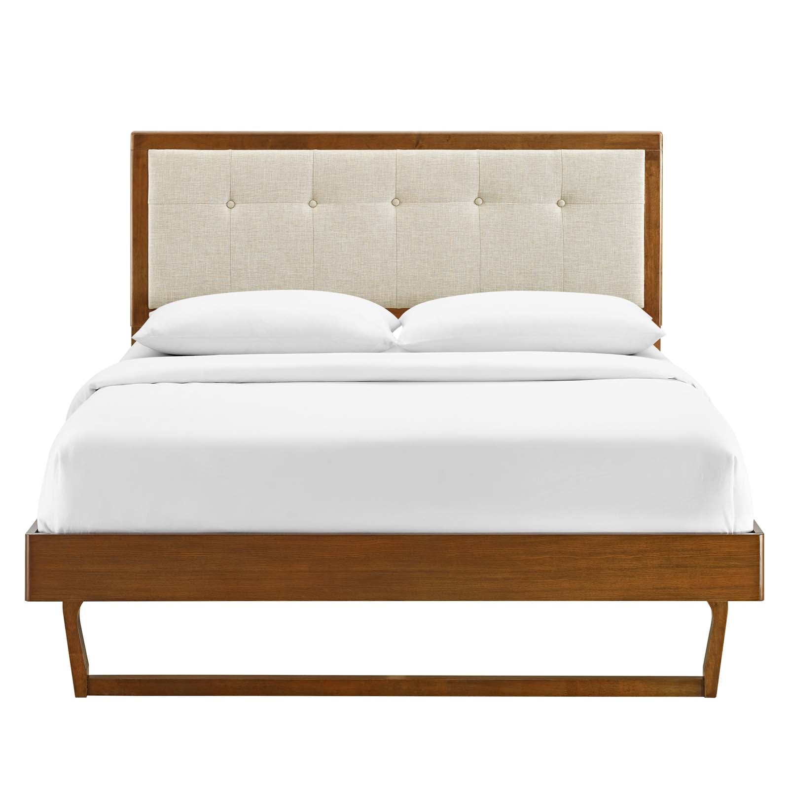 Willow Wood Queen Platform Bed With Angular Frame by Modway