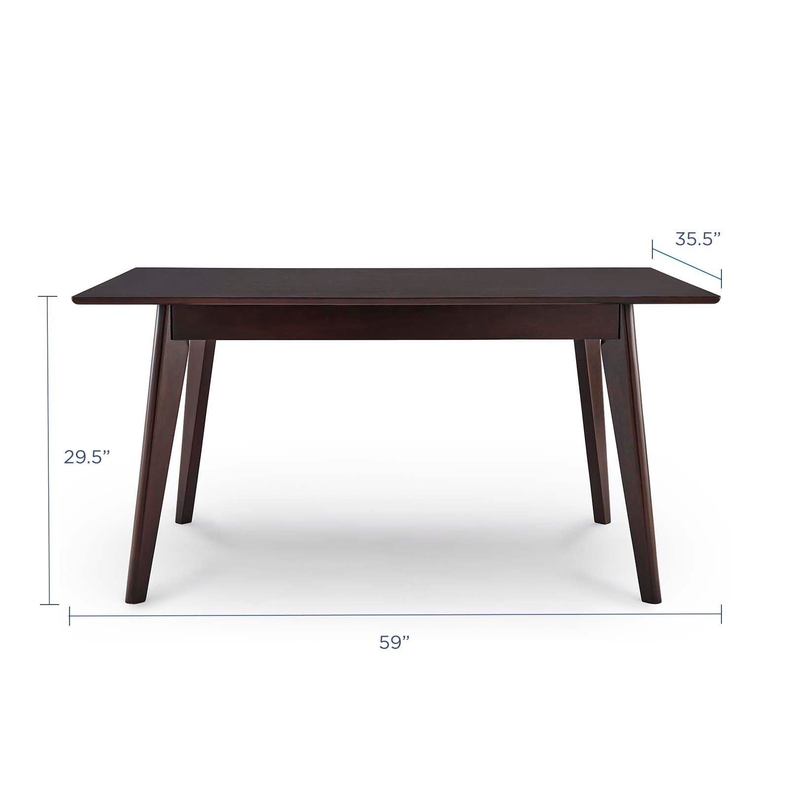 Oracle 59" Rectangle Dining Table by Modway