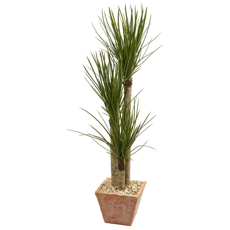 5' Yucca Artificial Tree in Terra Cotta Planter