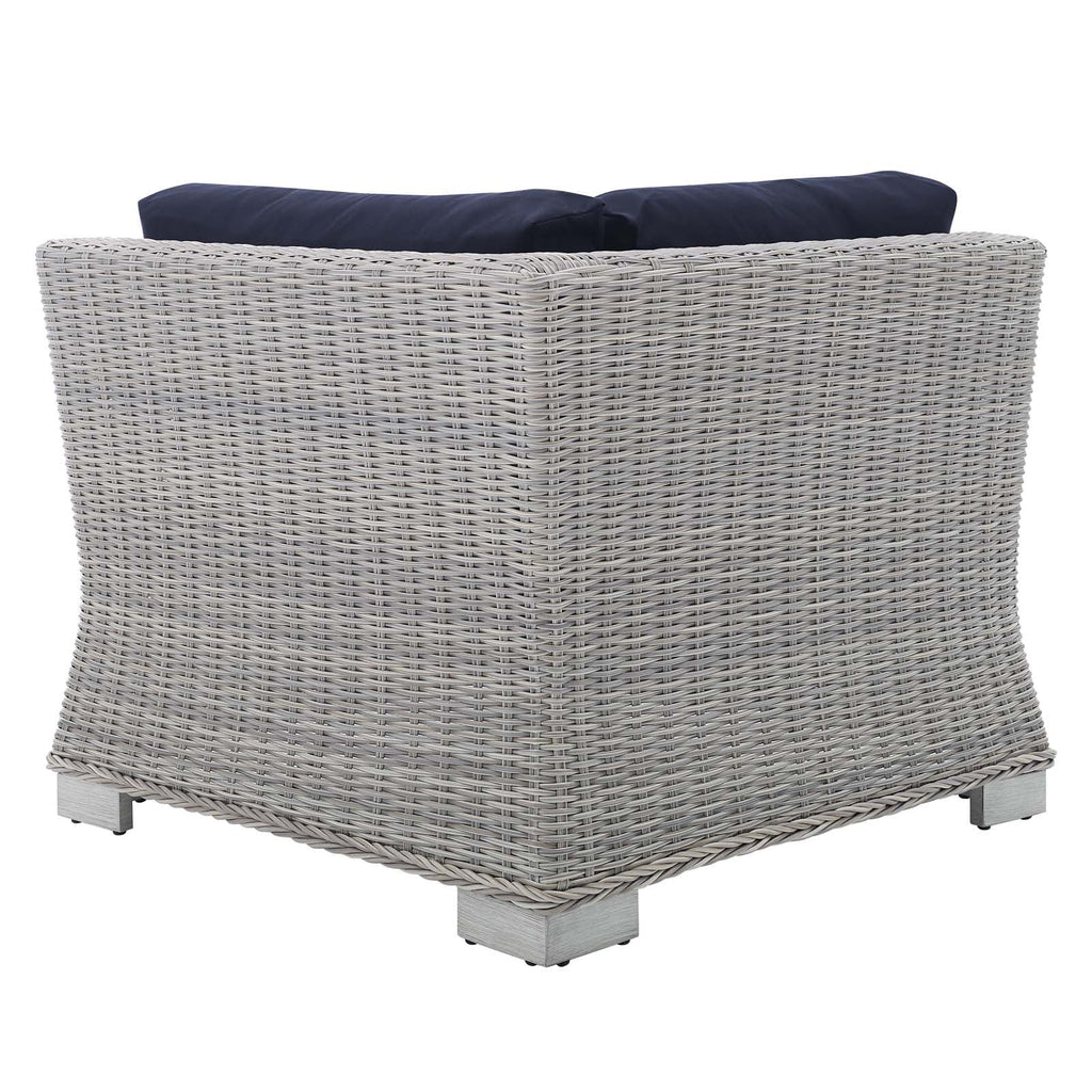 Conway Sunbrella¨ Outdoor Patio Wicker Rattan Corner Chair by Modway