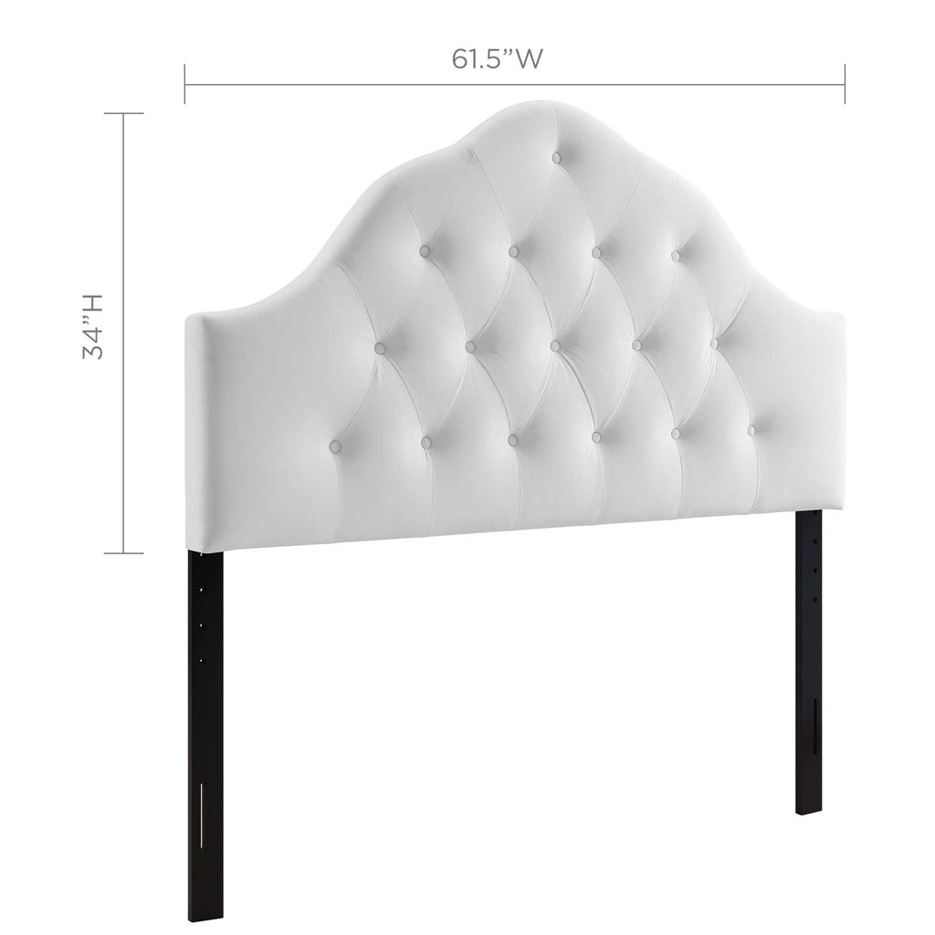 Sovereign Diamond Tufted Performance Velvet Queen Headboard by Modway