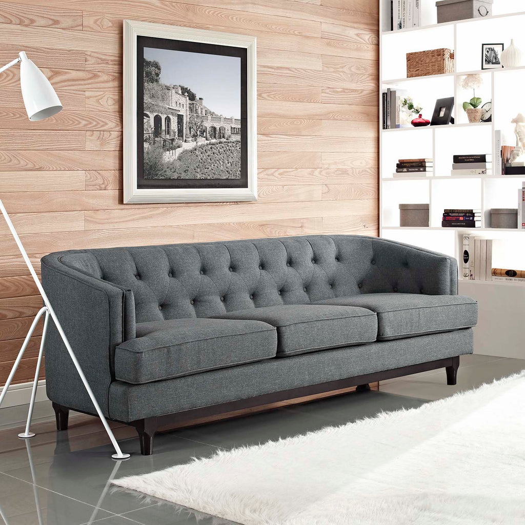 Coast Upholstered Fabric Sofa by Modway