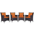 Convene 4 Piece Outdoor Patio Dining Set by Modway
