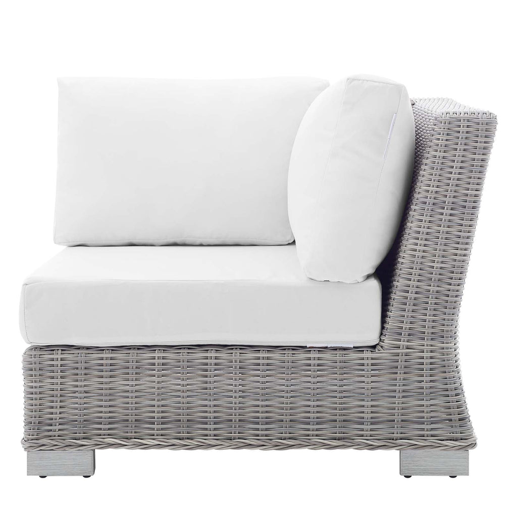 Conway Sunbrella¨ Outdoor Patio Wicker Rattan Corner Chair by Modway
