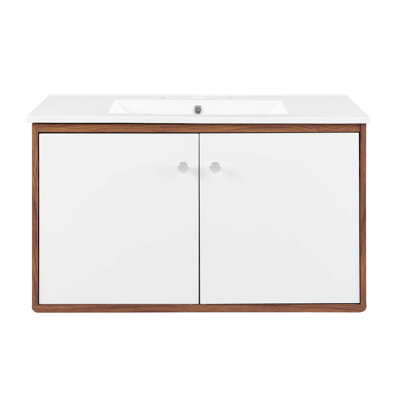 Transmit 36" Wall-Mount Bathroom Vanity by Modway