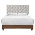 Rhiannon Diamond Tufted Upholstered Fabric Queen Bed by Modway