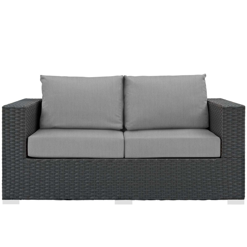 Sojourn Outdoor Patio Sunbrella¨ Loveseat by Modway