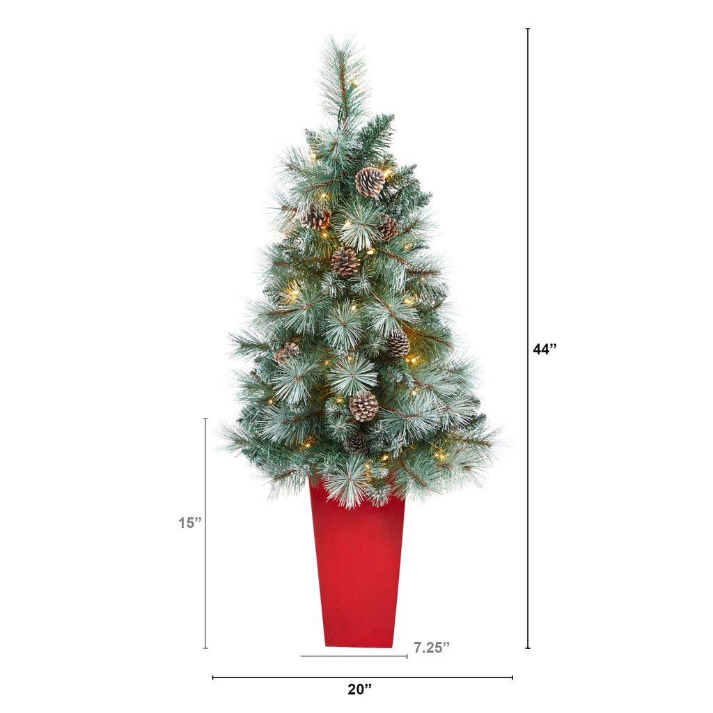 44' Frosted Tip British Columbia Mountain Pine Artificial Christmas Tree